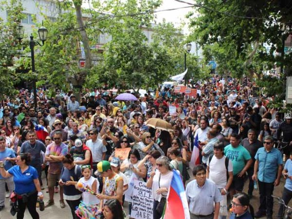 ORGANIZACIONES SOCIALES SE VOLCARON A LA CALLE EN MASIVA MOVILIZACIÓN EN LOS ANDES