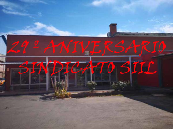SINDICATO SIIL SALUDA A SUS SOCIAS Y SOCIOS EN SUS 29 AÑOS