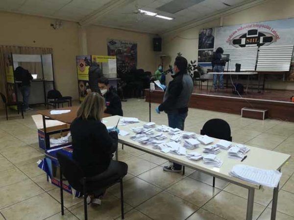 RESULTADO PROCESO ELECCIONARIO SINDICATO SIIL