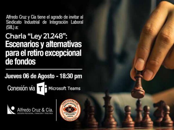 INVITACIÓN A CHARLA DE RETIRO DEL 10% DE LOS FONDOS DE PENSIONES