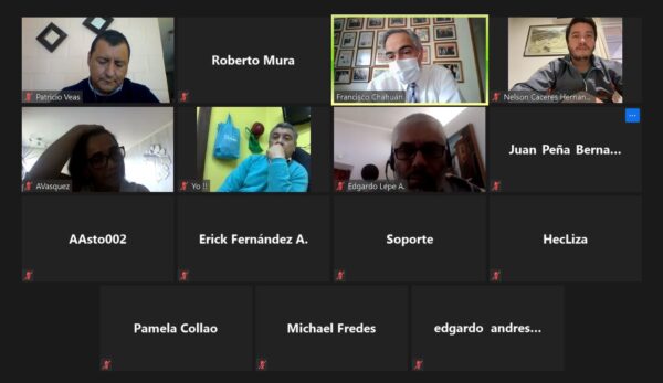 GESTIONES CON SENADOR FRANCISCO CHAHUAN BUSCAN QUE TRABAJADORES DEL COBRE SEAN RECIBIDOS POR COMISIÓN DE MINERÍA POR PROYECTO LEY DE PROTECCIÓN DE GLACIARES